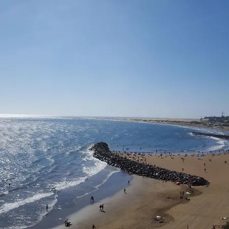 Top-apartment, 4 Og, Seitlicher Meerblick, Mit 1 Schlafzimmer Im Herzen Von , Gran Canaria Playa del Ingles (Gran Canaria)